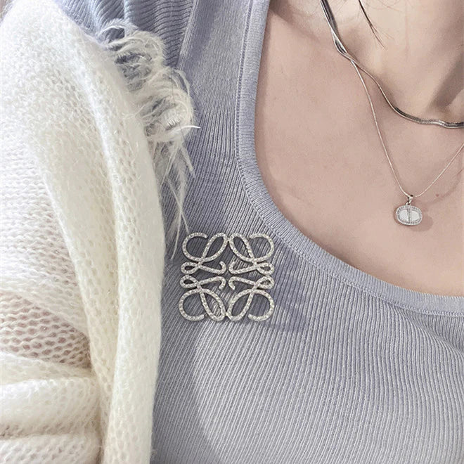 【小物】ダイヤモンドブローチG23497