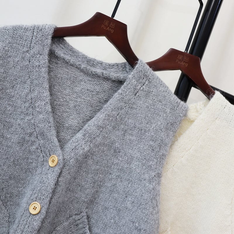 【tops】ニットベスト　M25435