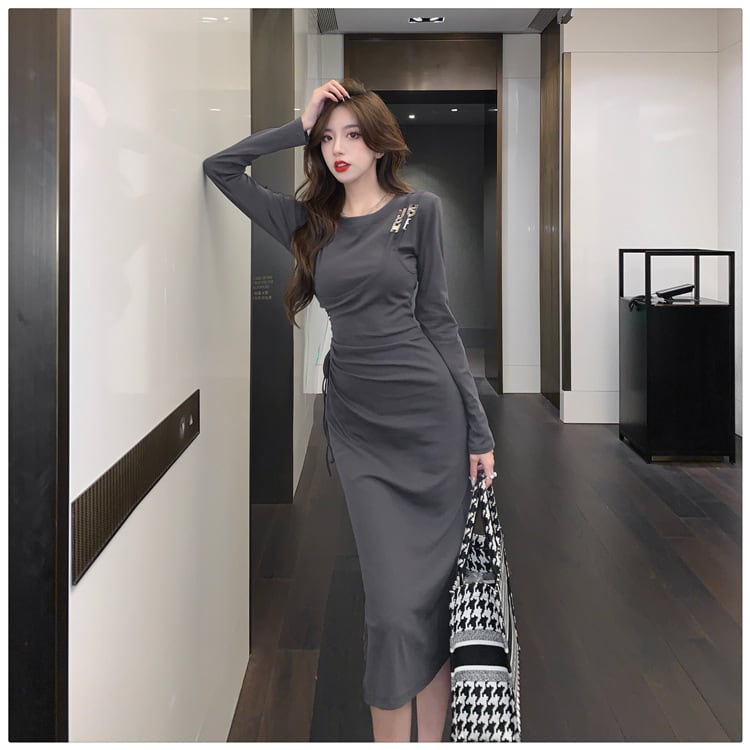 【dress】切り替えワンピース　M25348