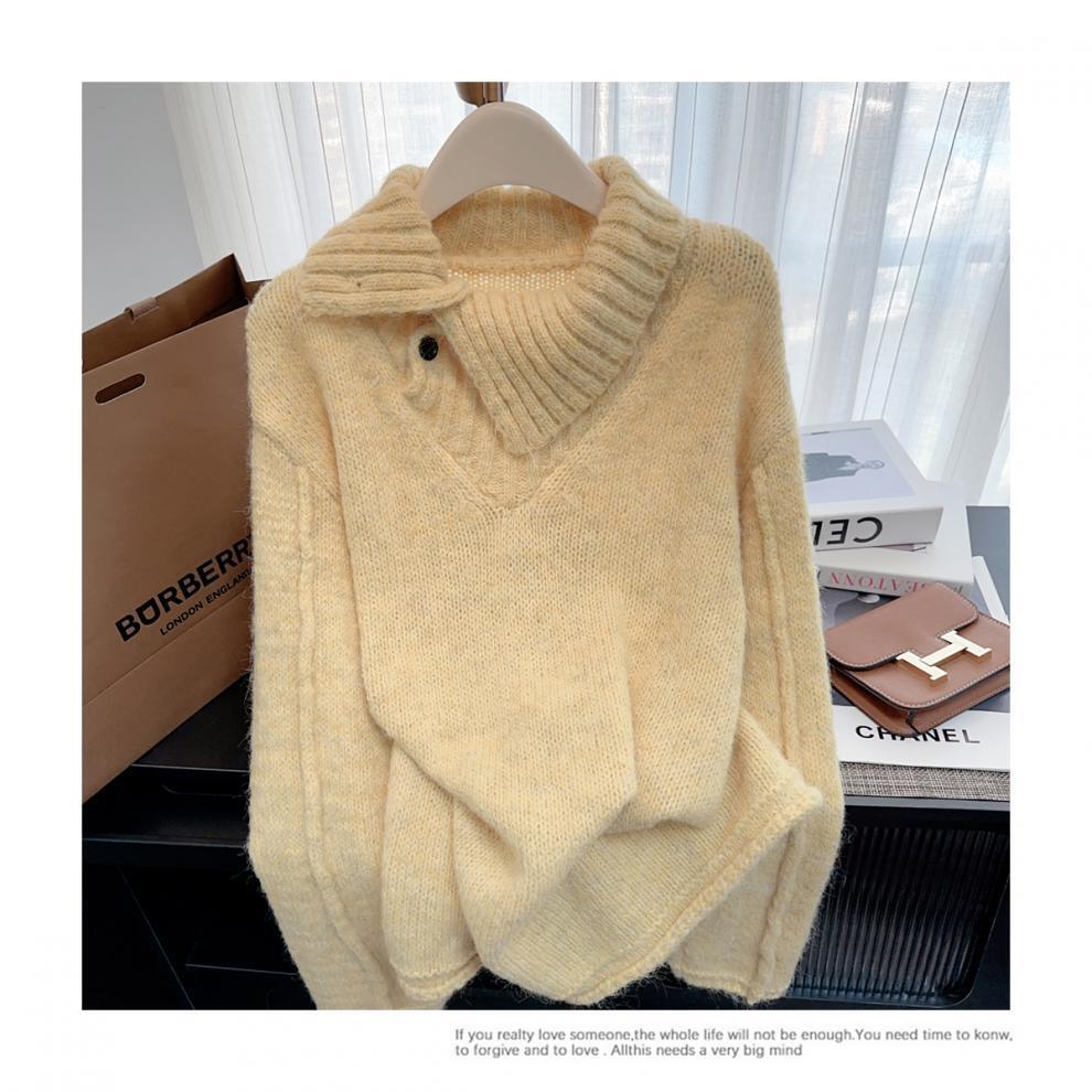 【tops】ハイネックニットセーター　M28243