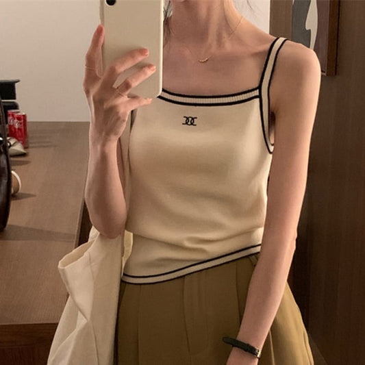 【tops】ニットキャミソールG20275