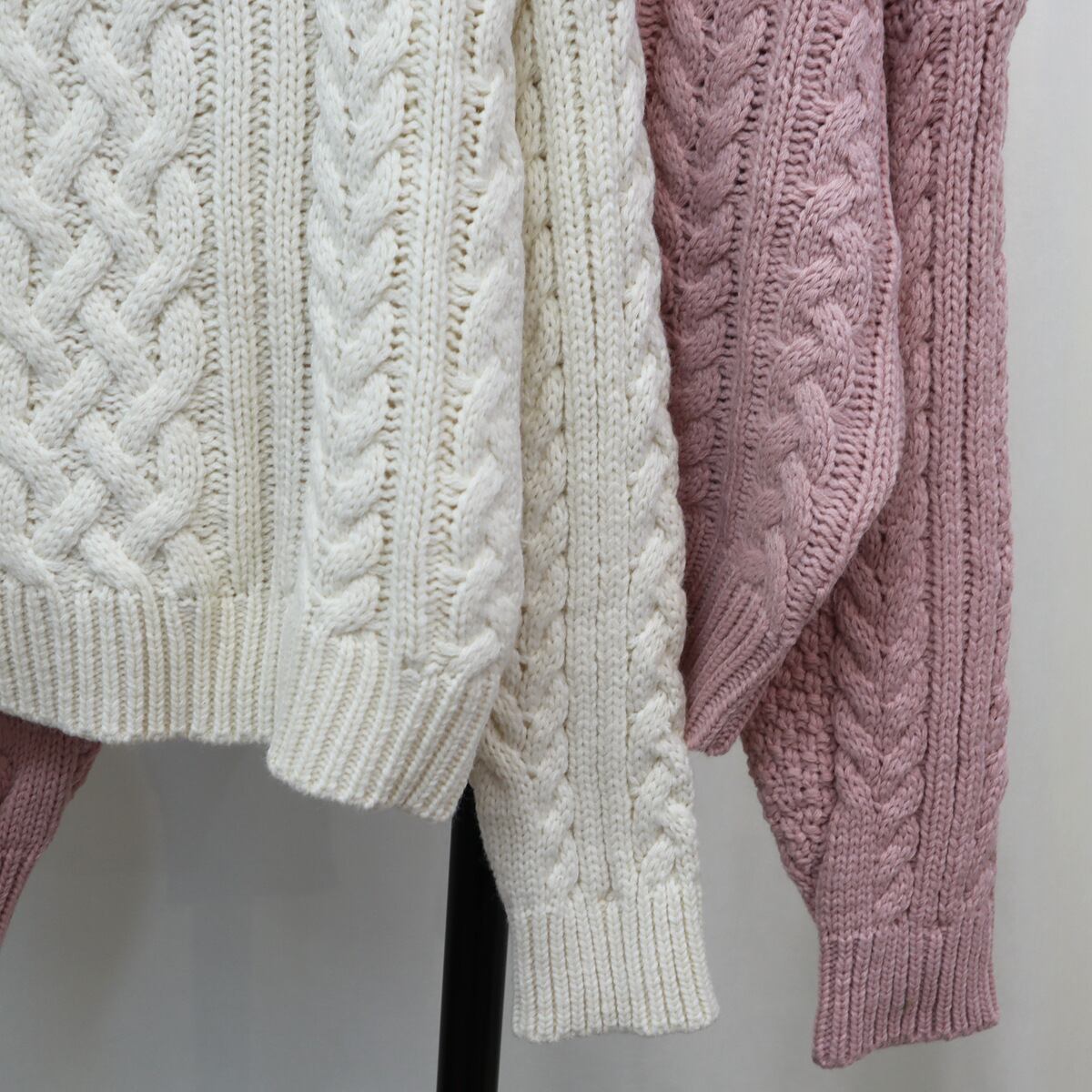 【tops】クルーネックニットセーター　M18787