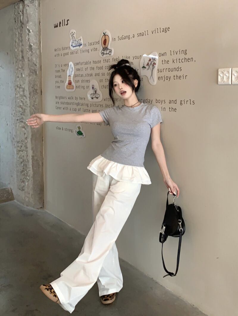 【tops】切り替えTシャツG20291