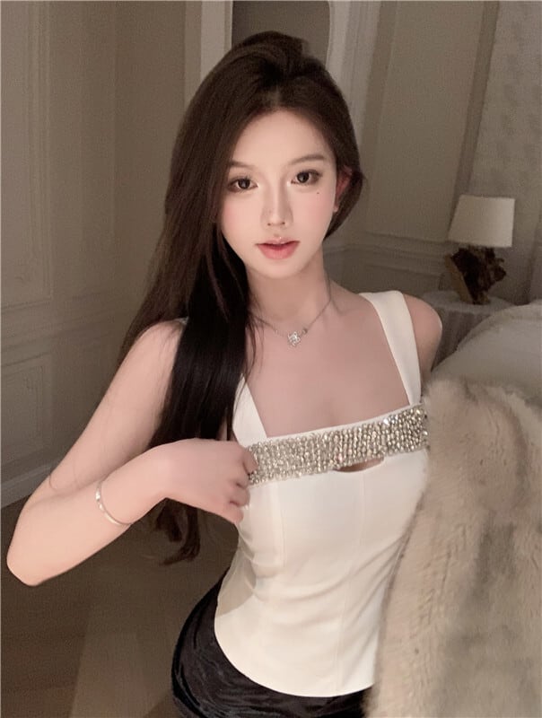 【tops】ダイヤモンドキャミソール G21206