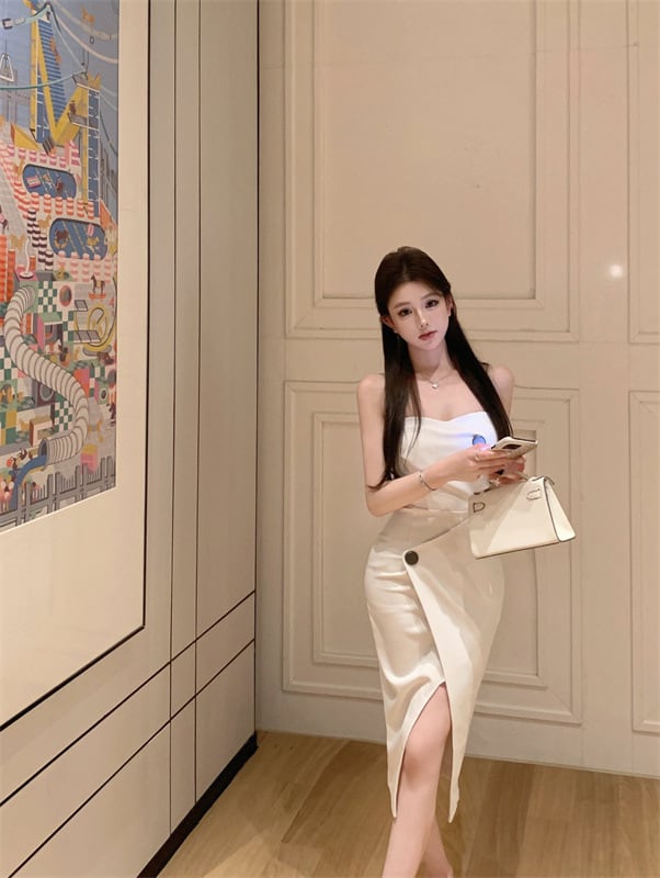 【dress】ベアトップワンピース　M25204