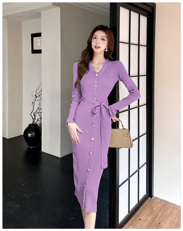 【dress】ニットワンピース　M25754