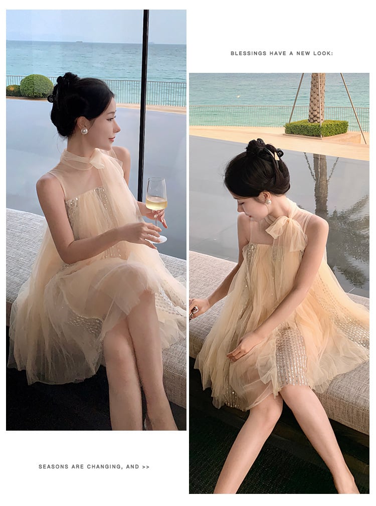 【dress】ノースリーブワンピース　M25288