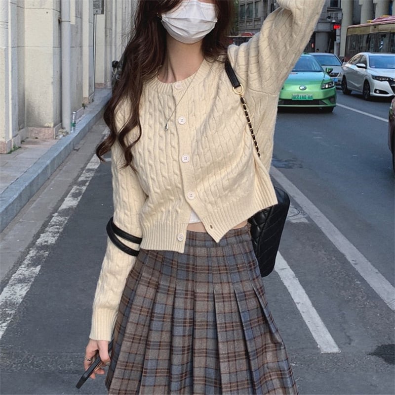 【outer】ニットカーデ　M25957