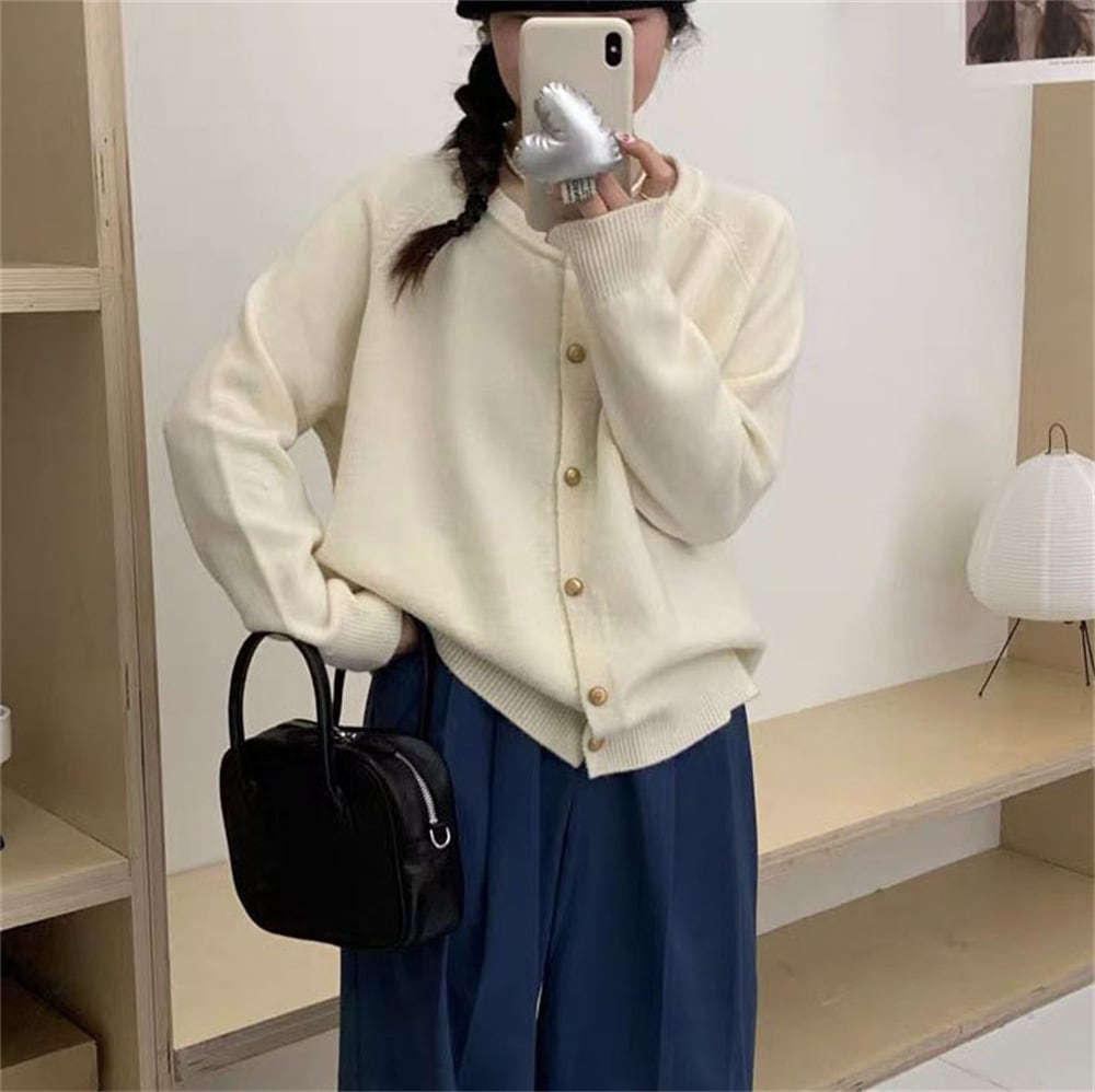 【outer】ニットカーデ　M25965