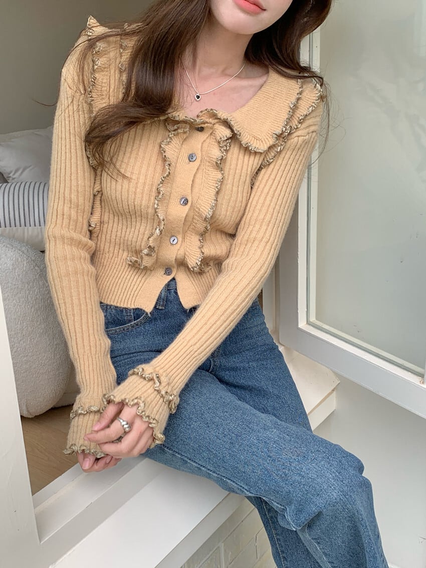 【outer】ニットカーデ　M28890