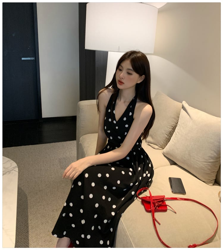 【dress】ドット柄ワンピース　M23911