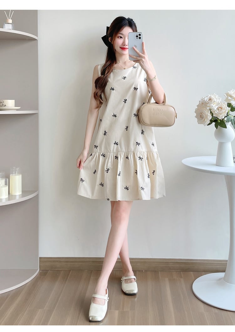 【dress】ノースリーブワンピース　M24645