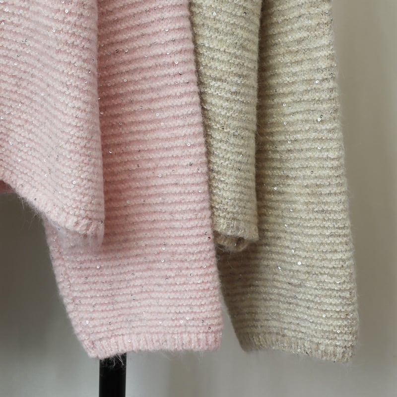 【tops】キラキラニットセーター　M25371