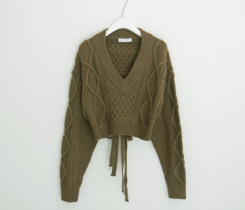 【tops】ニットセーター　M25602