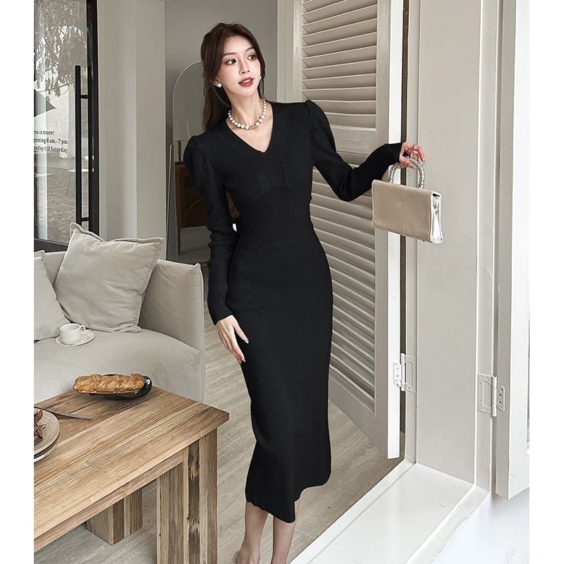 【dress】ニットワンピース　M26036