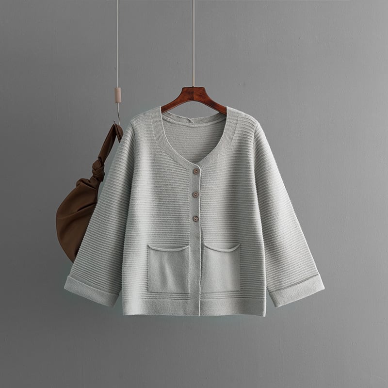 【outer】ニットカーデ　M25681