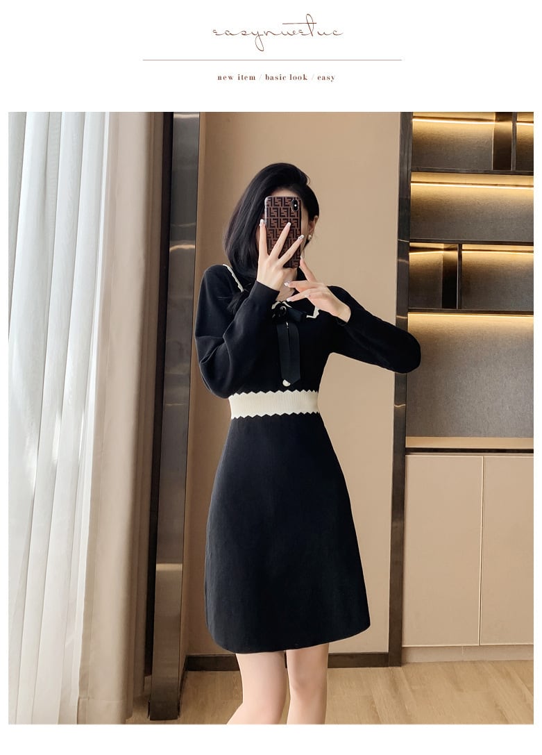 【dress】ニットワンピース　M25512
