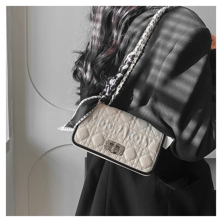 【小物】ジッパー肩掛け斜め掛けバッグG20153