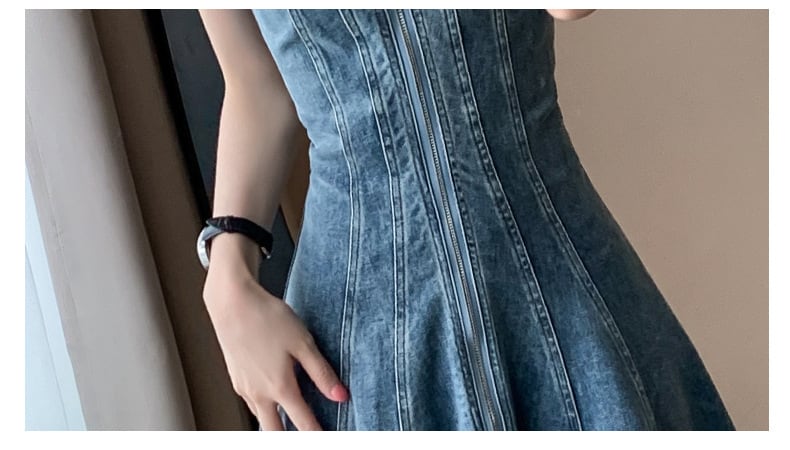 【dress】デニムキャミワンピース　M24267