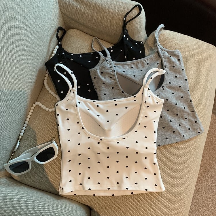 【【tops】カップ付きキャミソール　M23977