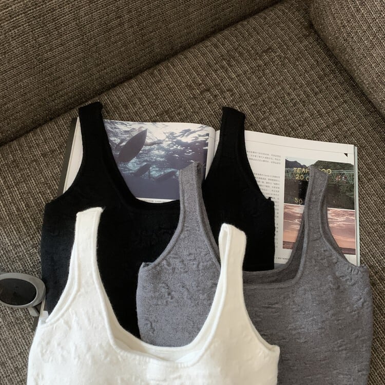 【tops】ニットキャミソール　M25469