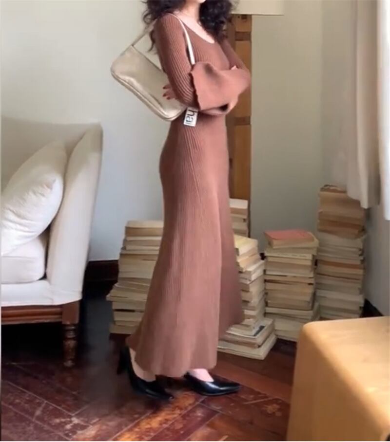 【dress】ニットワンピース　M28343
