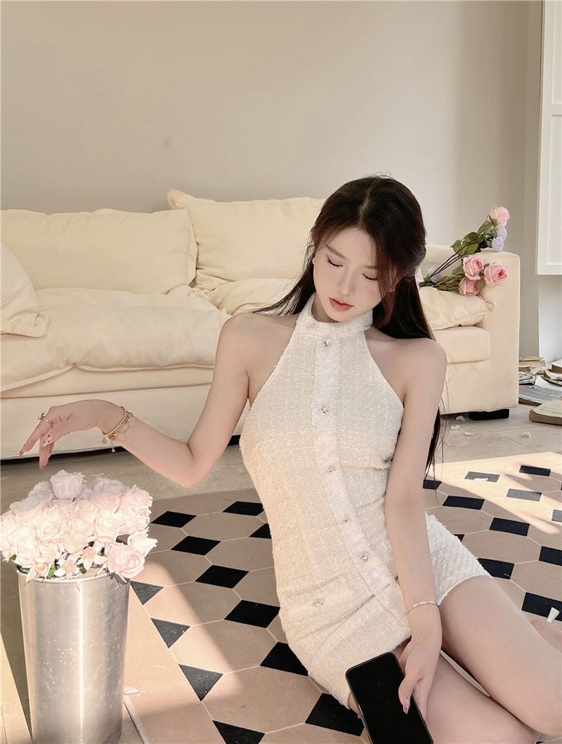 【dress】ホルターネックワンピース　M24203