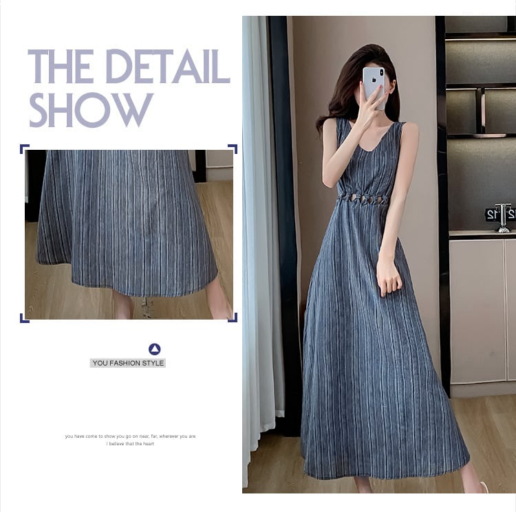 【dress】ノースリーブワンピース　M25098