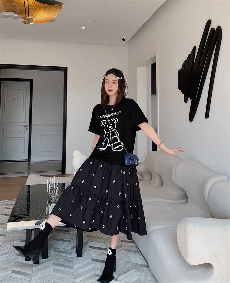 【dress】偽二つ切り替えワンピース G20315