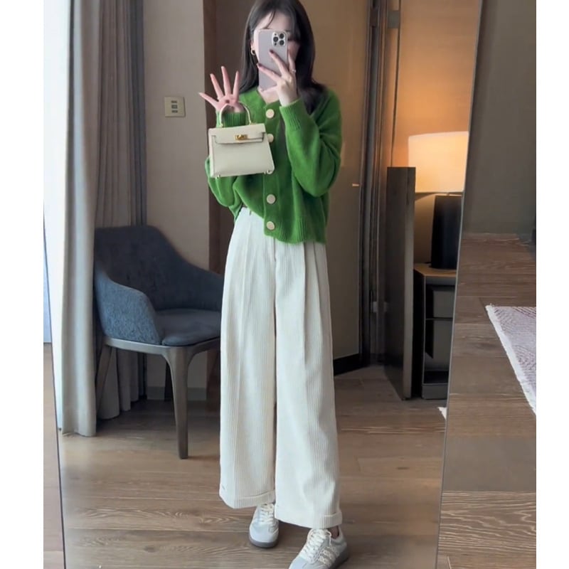 【outer】ニットカーデ　M25678