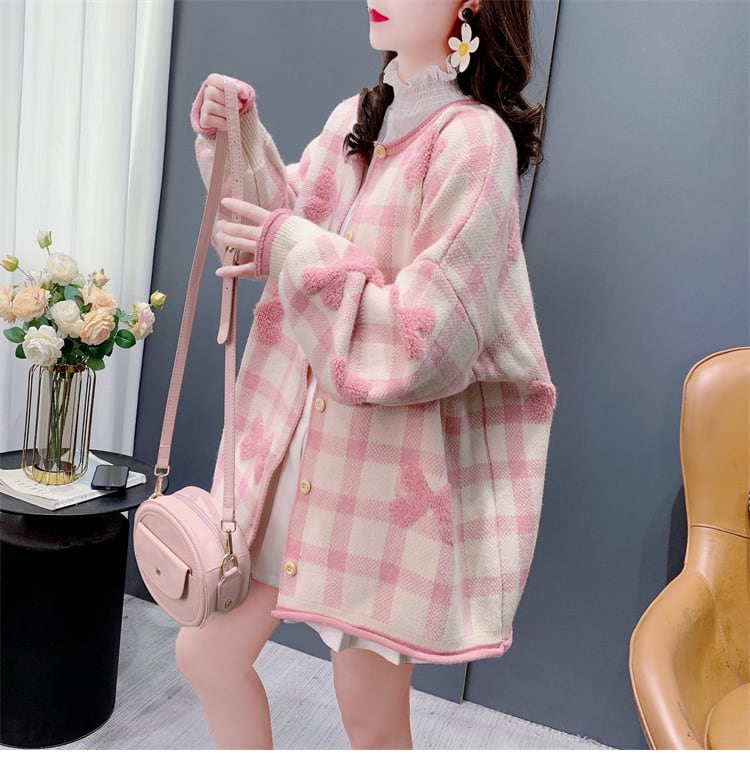 【outer】ニットカーデ　M26956