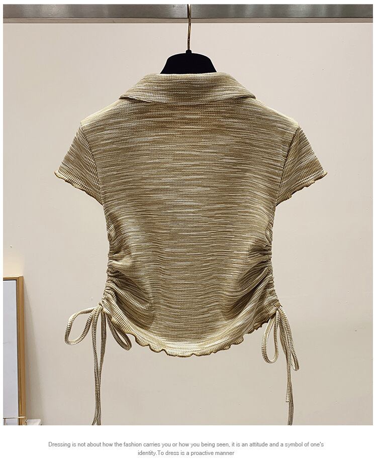 【tops】POLOネックTシャツG20675