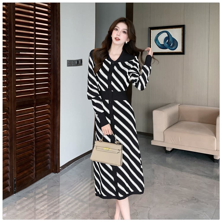 【dress】ニットワンピース　M28206