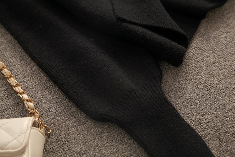 【set】ニットカーデ×スカートセット　M18820