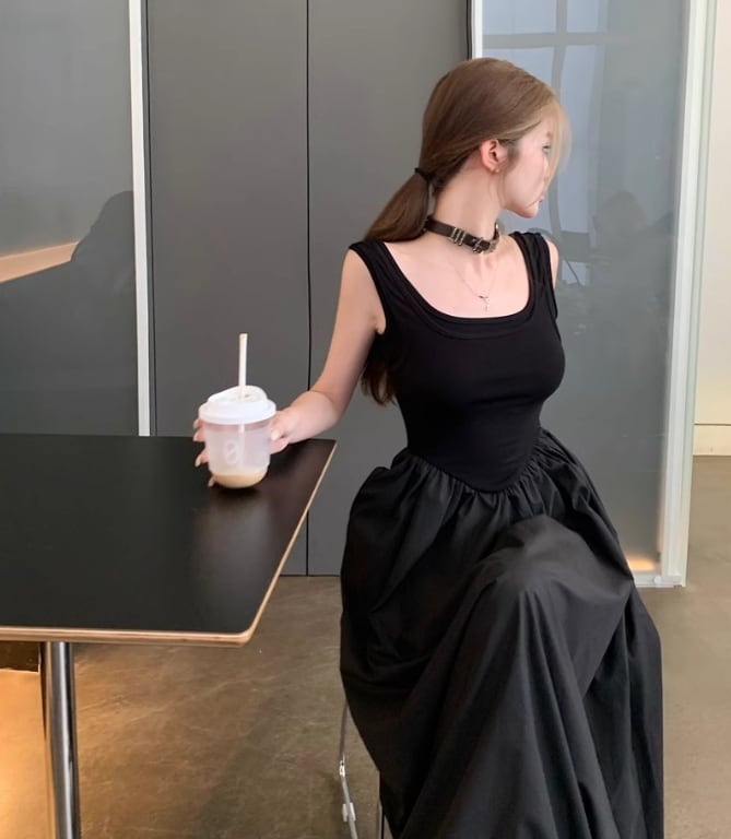 【dress】バックで綺麗キャミワンピース G21311