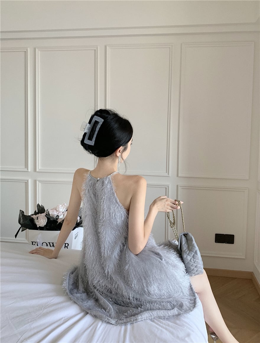 【dress】ホルターネックワンピース　M25086