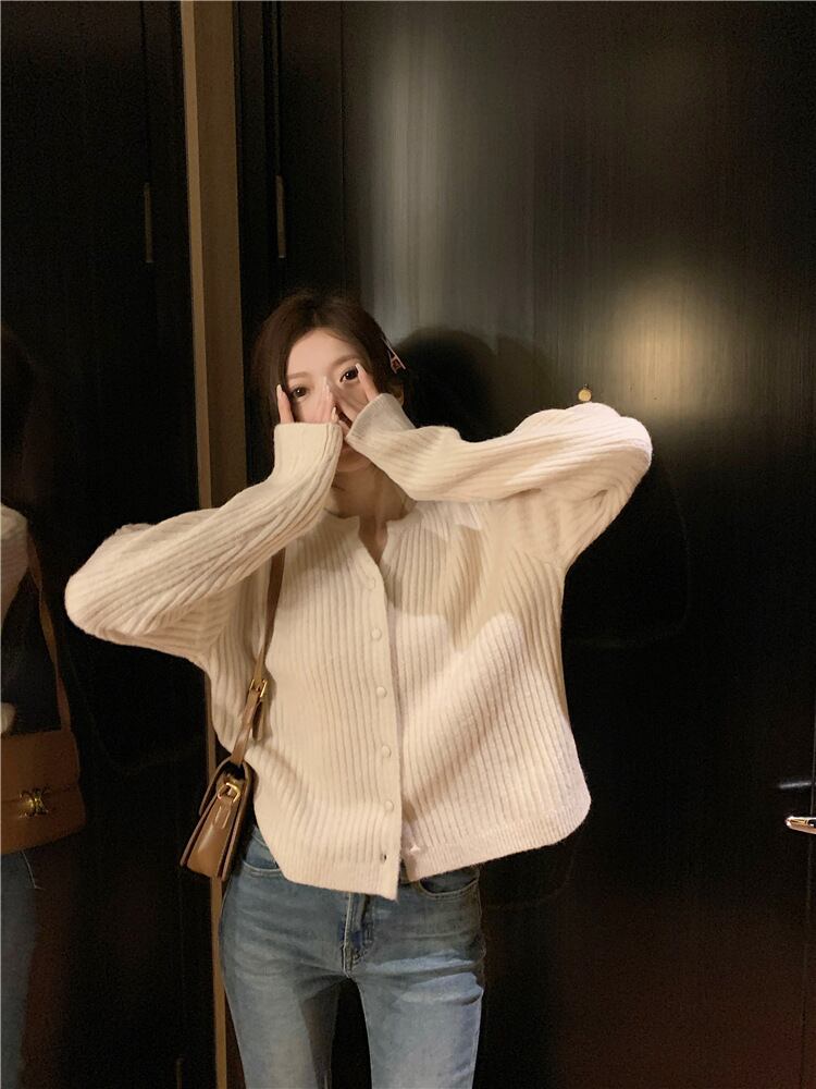 【outer】ニットカーデ　M28828