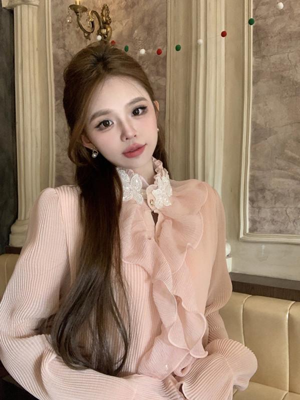 【tops】フリルブラウスG20406