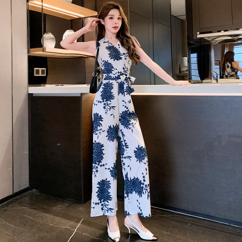 【set】シフォンプリントオールインワンG21382