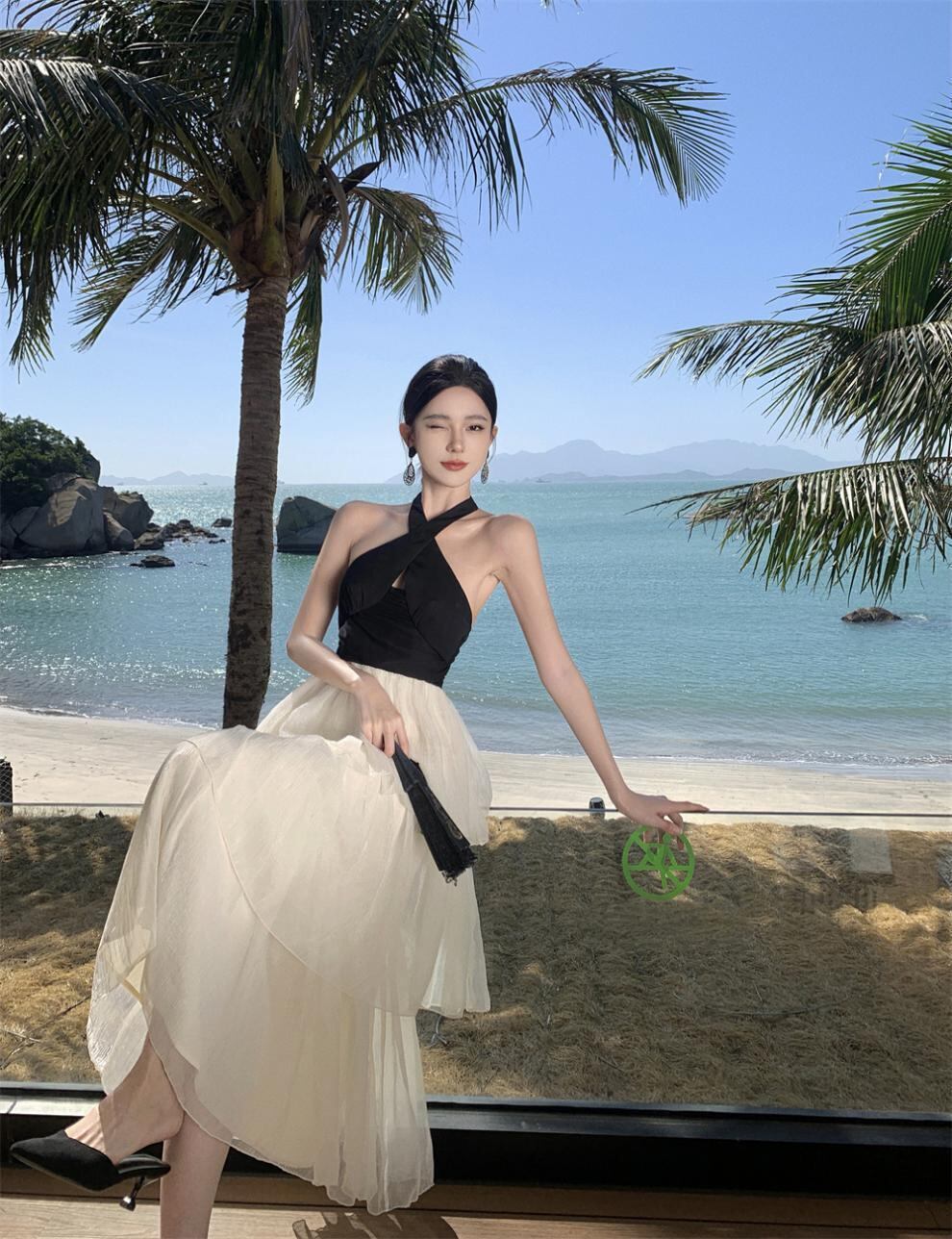 【dress】ホルターネックワンピース G20114