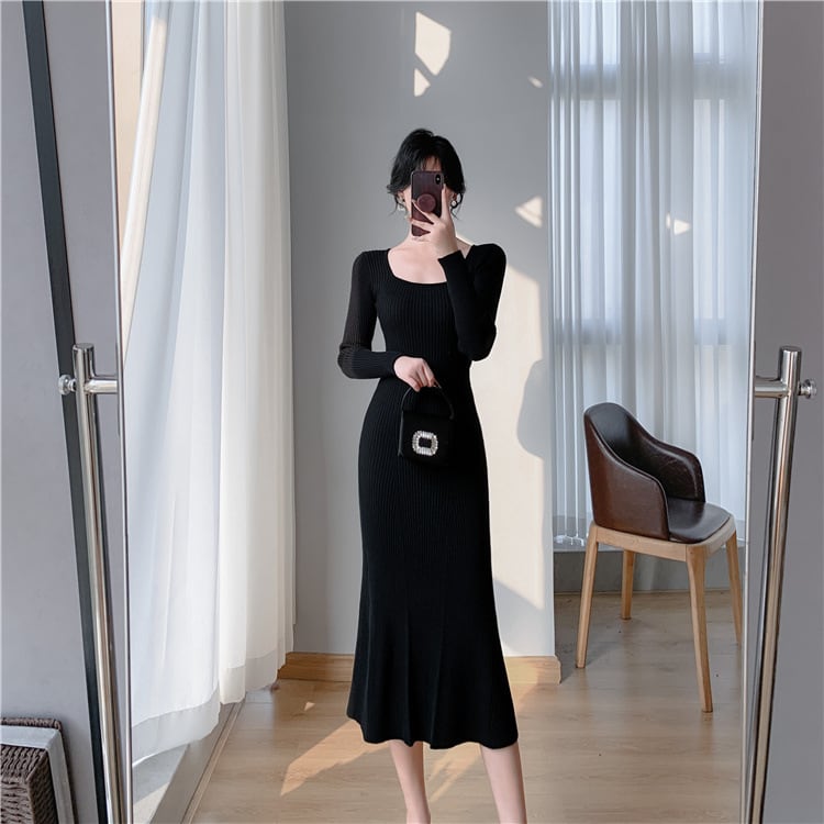 【dress】ニットワンピース　M28020