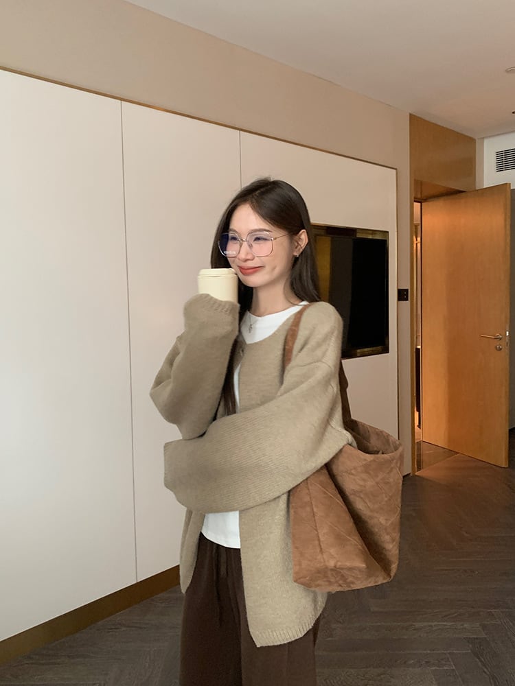 【outer】ニットカーデ　M27262