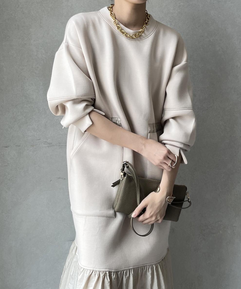 【dress】フレアドッキングカジュアルワンピース　N2899