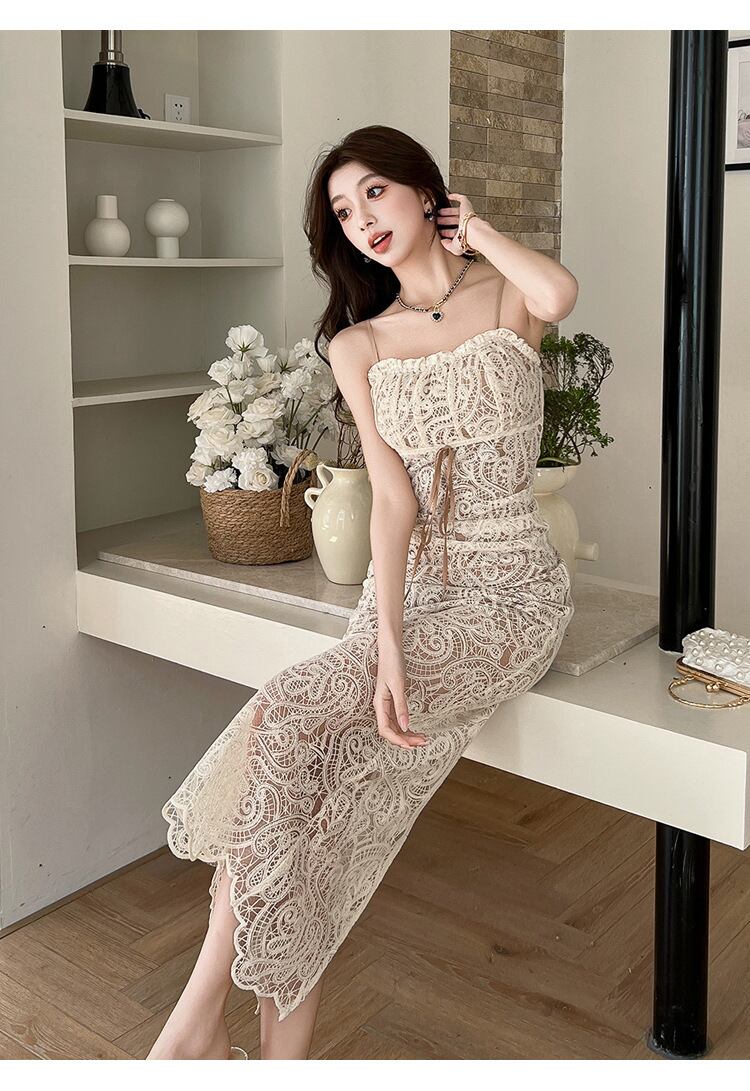 【dress】レースキャミワンピース　M30081