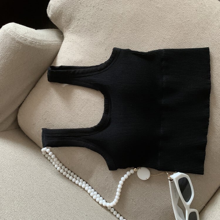 【tops】ニットキャミソール　M25468