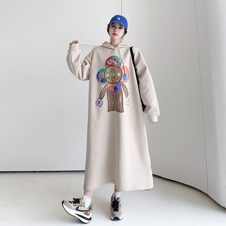 【dress】裹起毛カジュアルワンピース　M18581