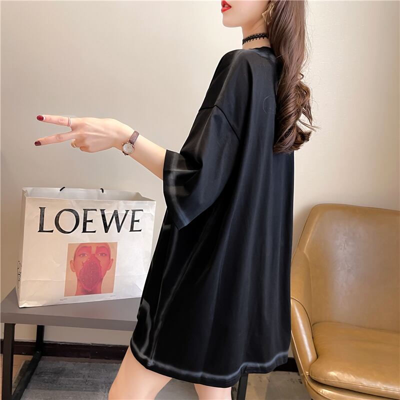 【tops】スウィート韓流スタイルトップス合わせやすいINS風Tシャツ G6704