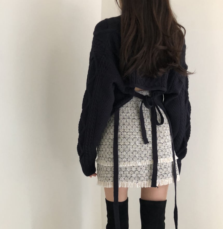 【tops】ニットセーター　M25602