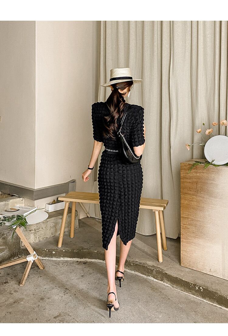 【set】高級感トップス+スカート２点セットG21314