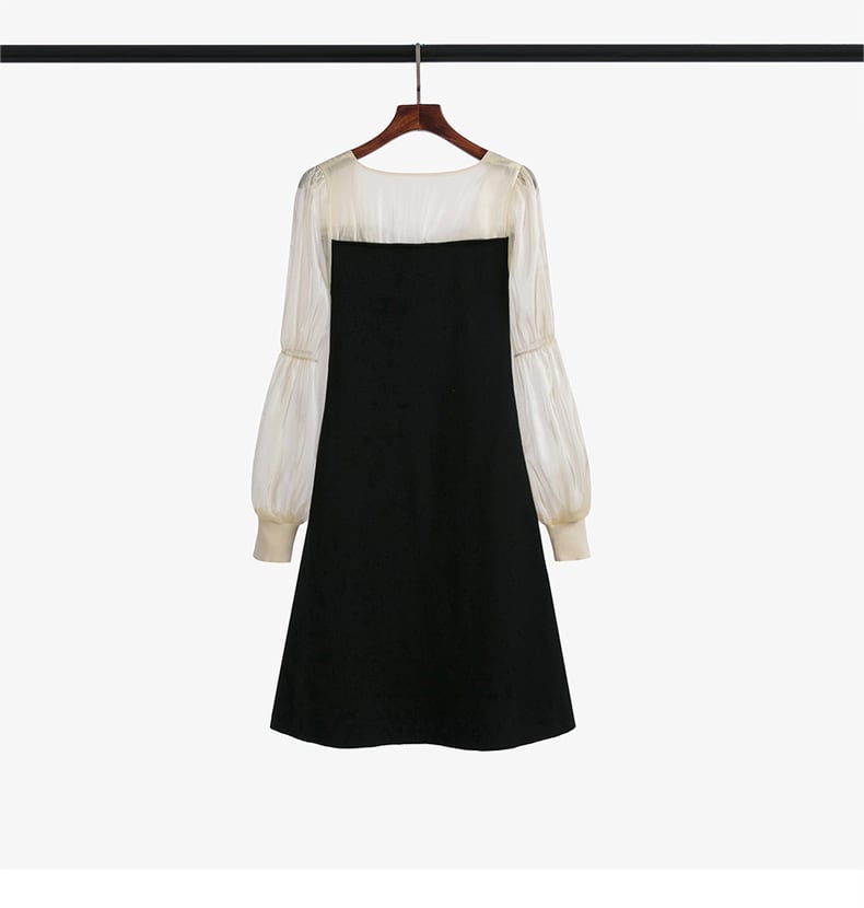 【dress】切り替えワンピース　M25518